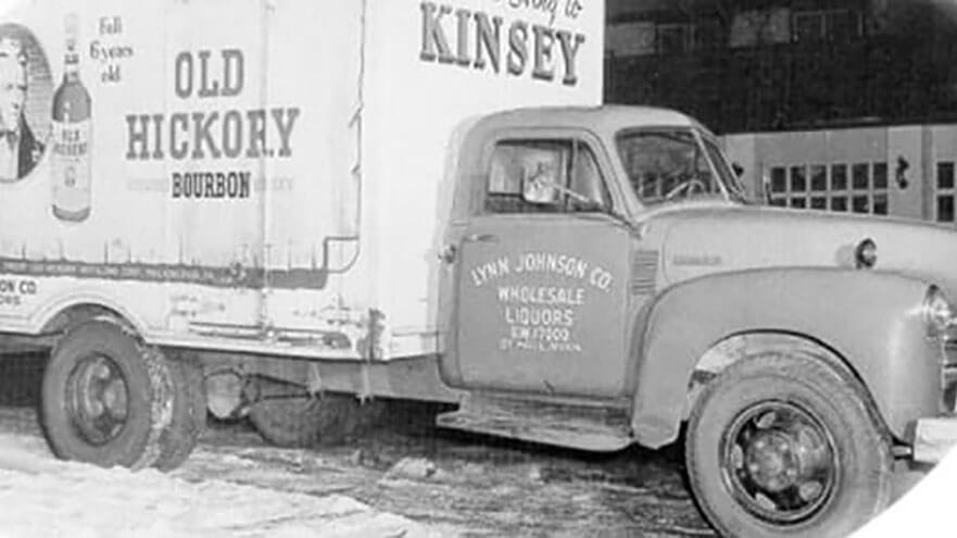 Lynn Johnson's first delivery truck
